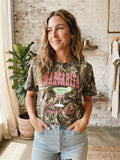 Margarita Social Club Camo Graphic Tee