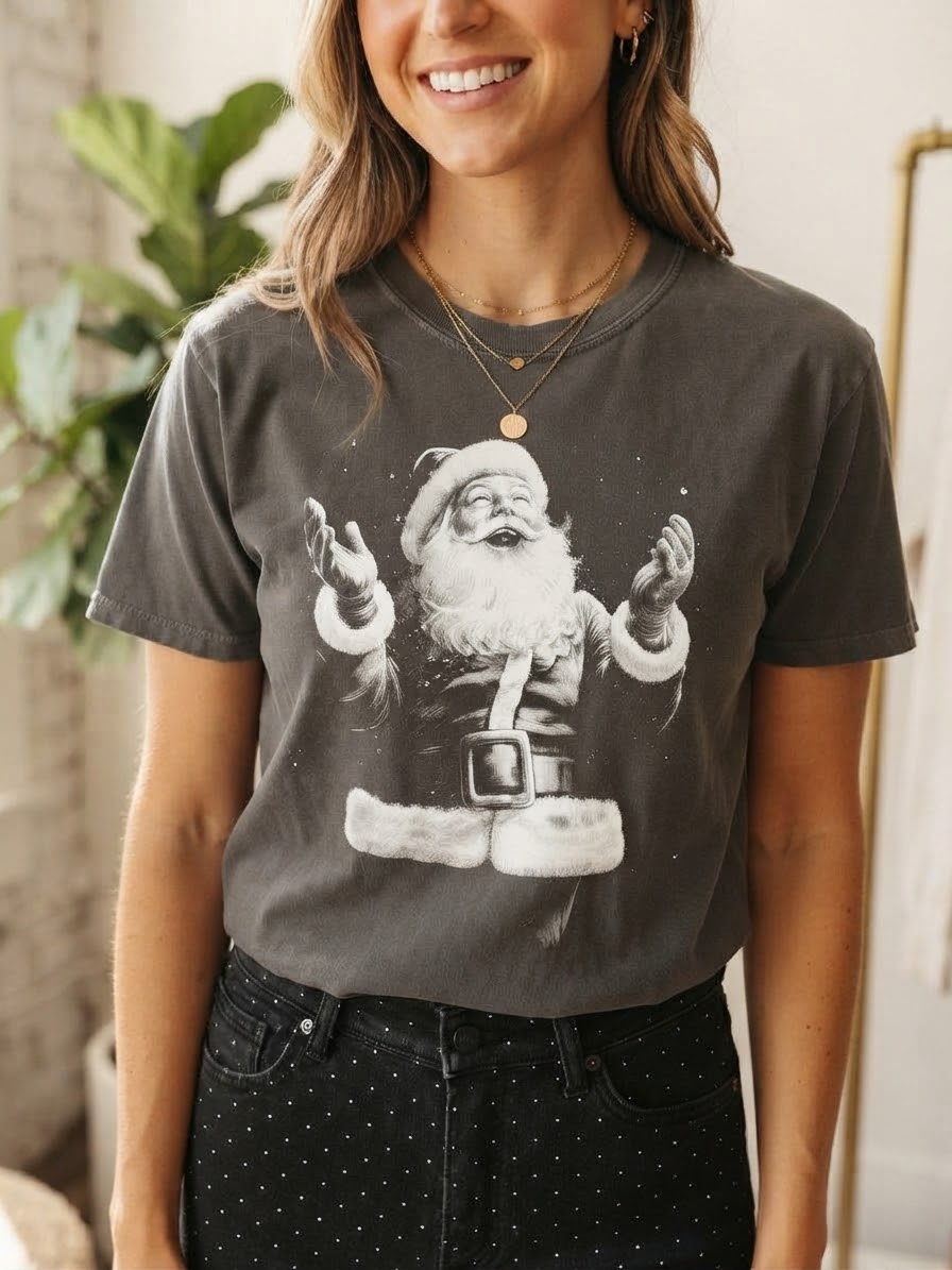 Vintage Santa Graphic Tee