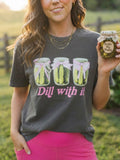 Dill With It Pickle Jar Graphic Tee