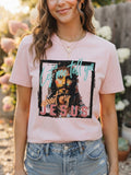 Let Me Tell Ya About My Jesus Retro Graphic Tee