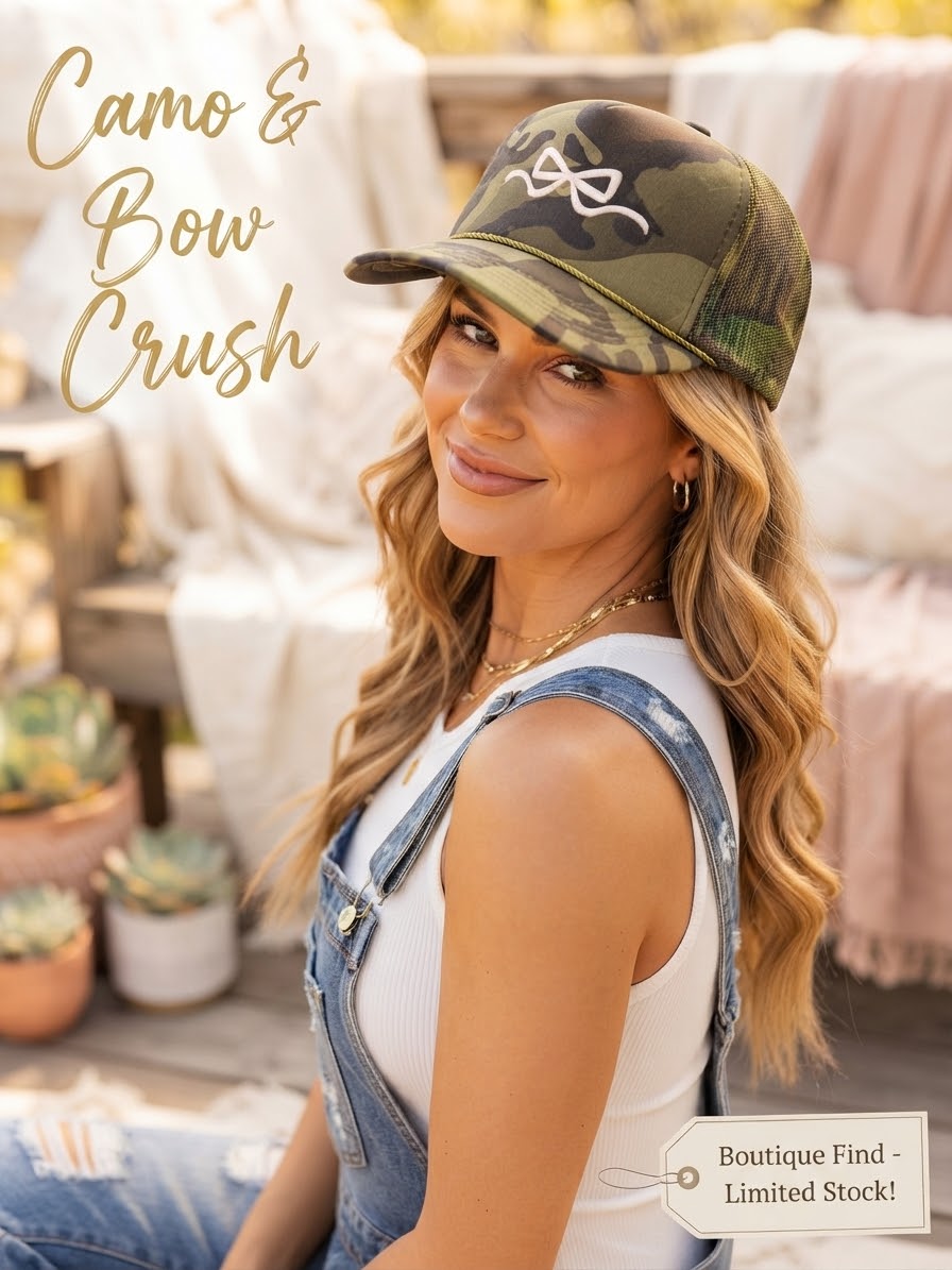Camo Bow Cap