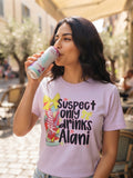 Suspect Only Drinks Alanis Tee