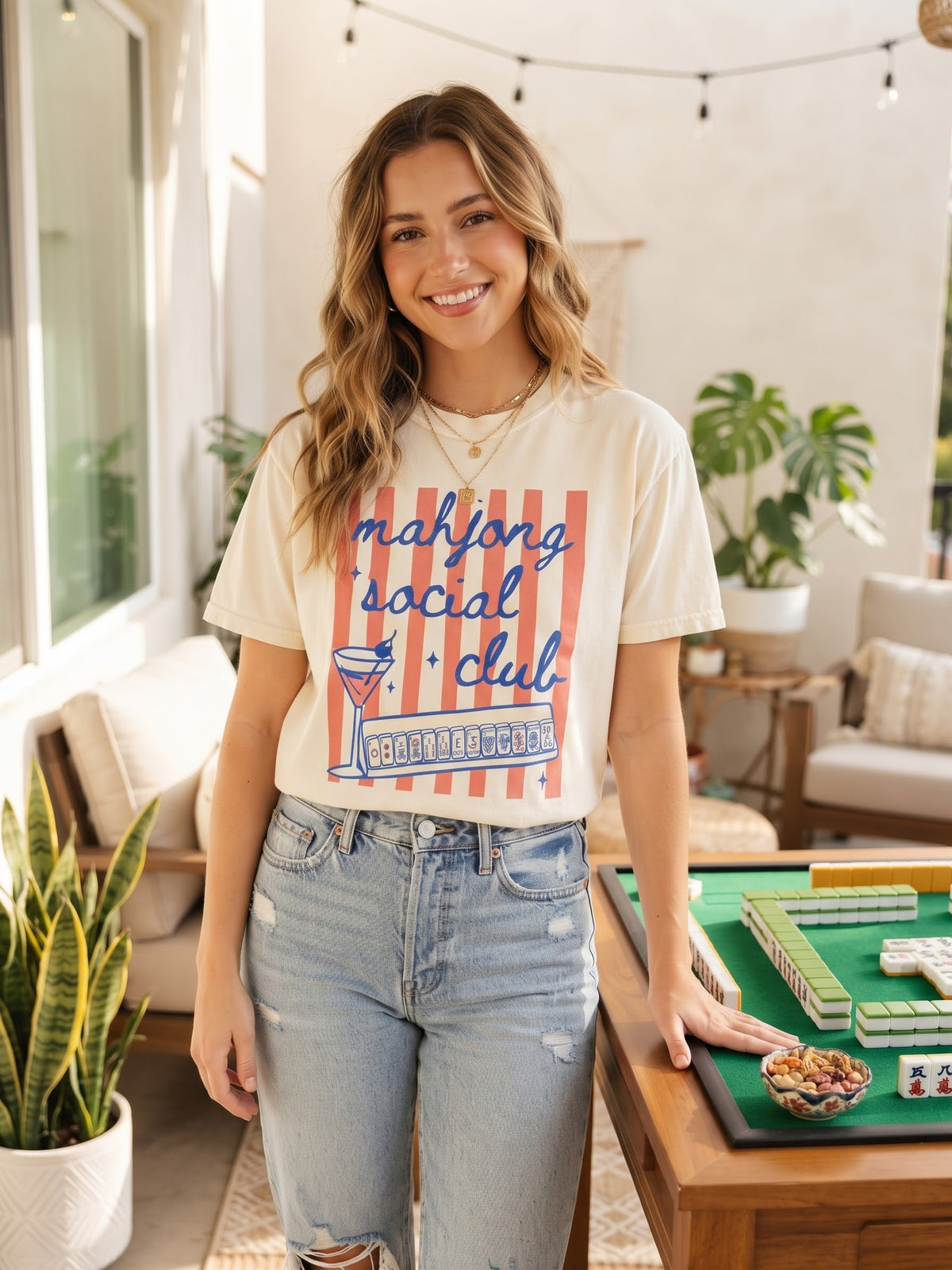 Mahjong Social Club Tee
